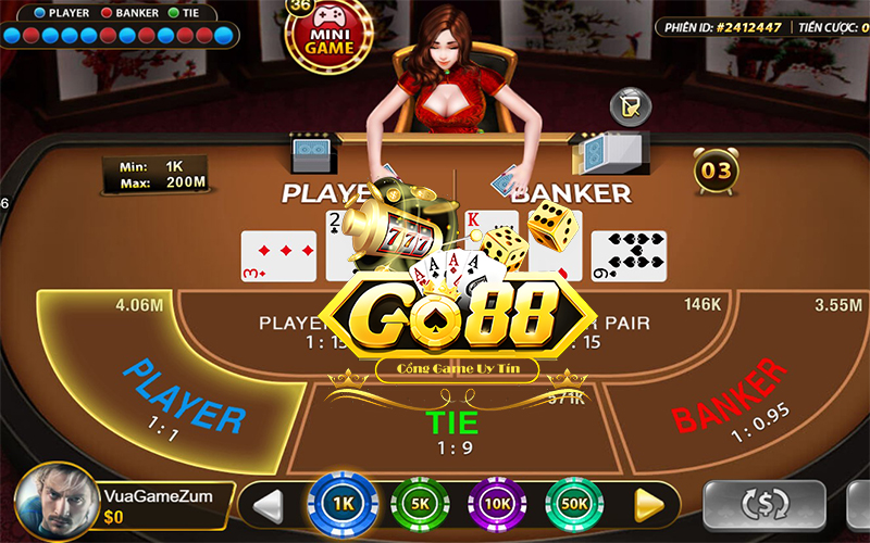 Chi Tiết Thứ Tự Các Cửa Cược Baccarat GO88 Và Cách Tính Chuẩn Nhất